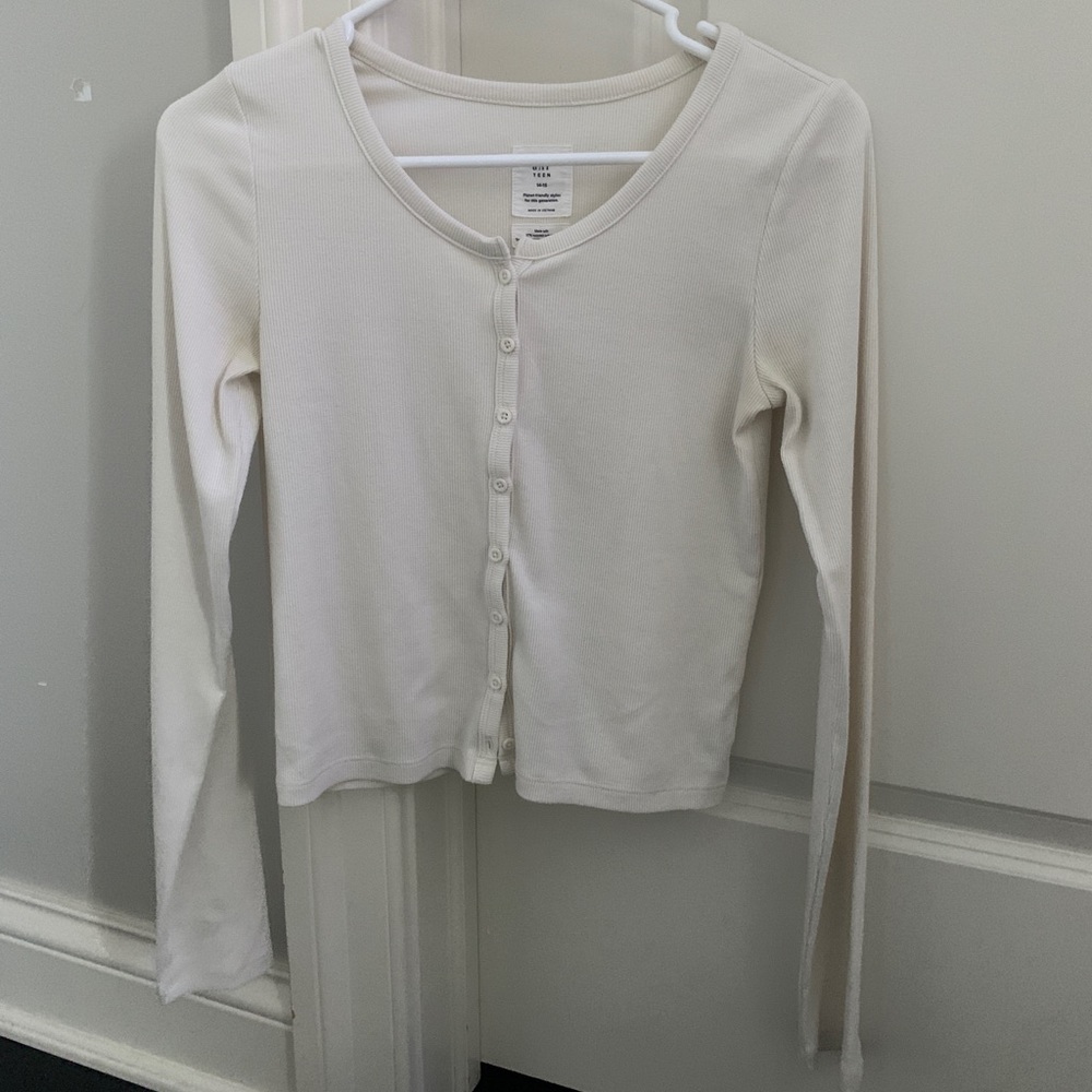 White/Cream Henley